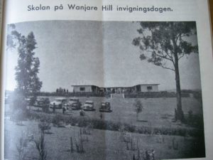 Den första byggnaden på skolan